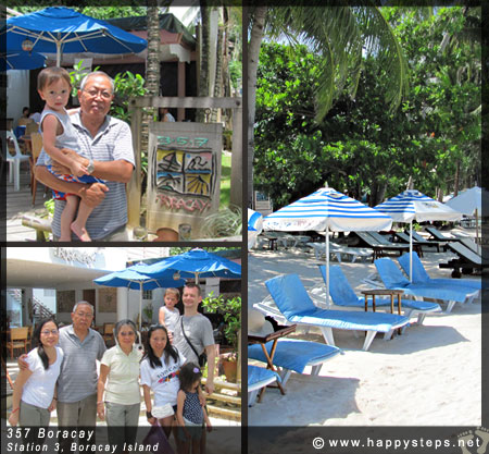 Family group pic at 357 Boracay Resort Hotel, Station 3, Boracay Island