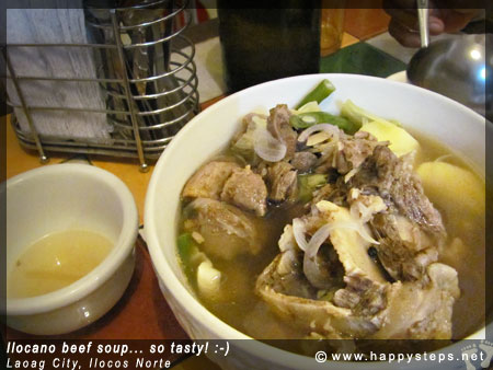 Ilocano food - beef soup