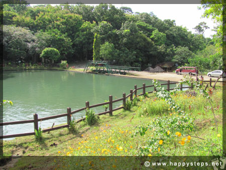 Mambukal Resort: Family Cottage - View from the balcony