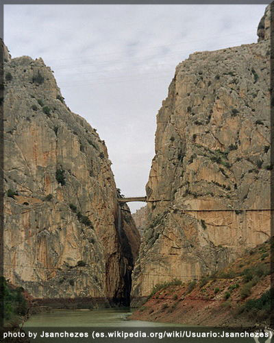 Desfiladero de los Gaitanes in El Chorro