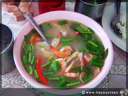 Tom Yam Goong (Spicy Shrimp Soup)