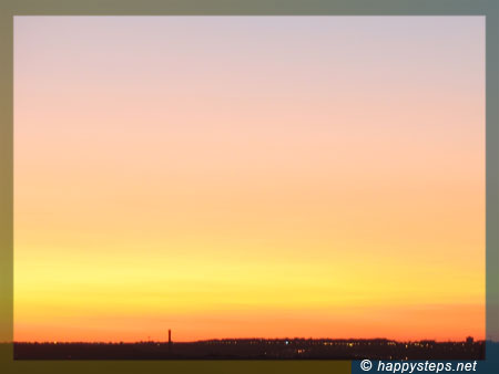 photo of colorful sunset at Praha 4, Prague taken from the 15th floor