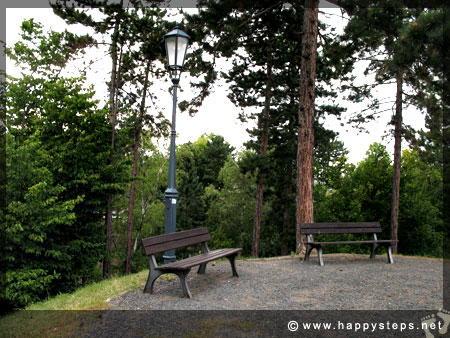 Benches at the Vysehrad Castle, Prague