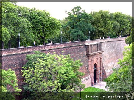 Vysehrad Castle wall, Prague