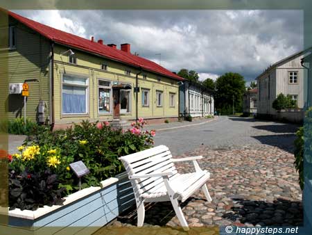 A world of benches: Old Rauma, Finland
